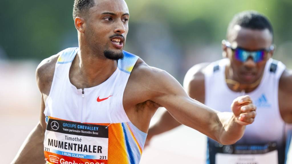 Der Schweizer Sprinter Timothé Mumenthaler präsentiere sich auch in Genf in guter Form