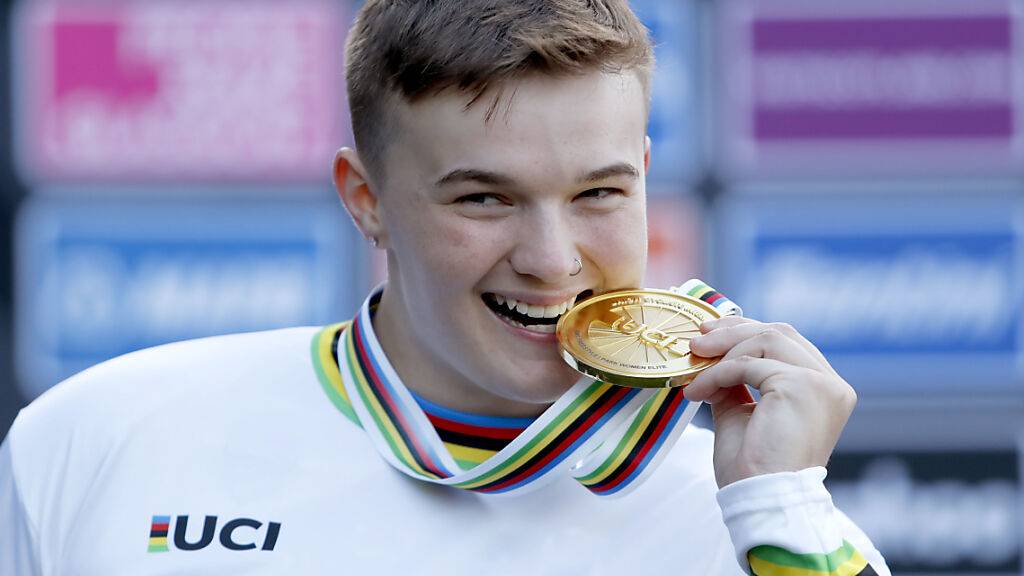 Beisst zum vierten Mal auf Gold: die amerikanische BMX-Künstlerin Hannah Roberts