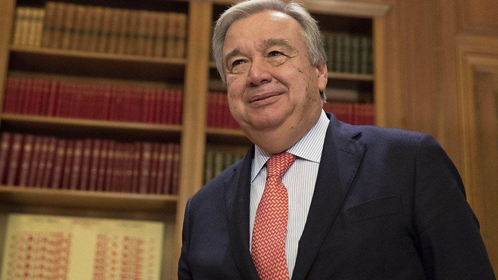 Der Sicherheitsrat hat ihn zum neuen UNO-Generalsekretär bestimmt: Der Portugiese António Guterres. (Archiv)