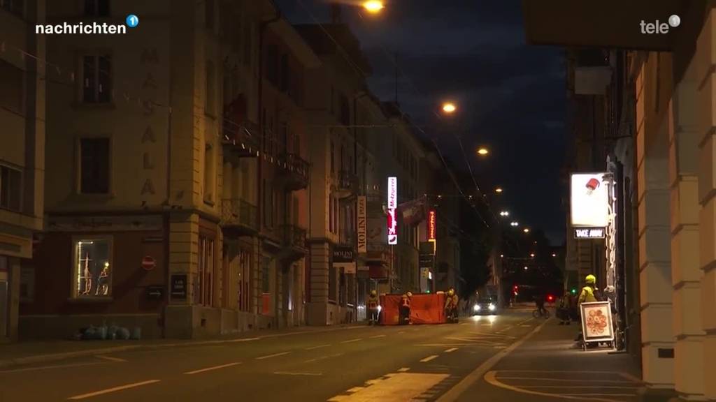 Luzern: Mann klettert mit Messer auf Hausdach