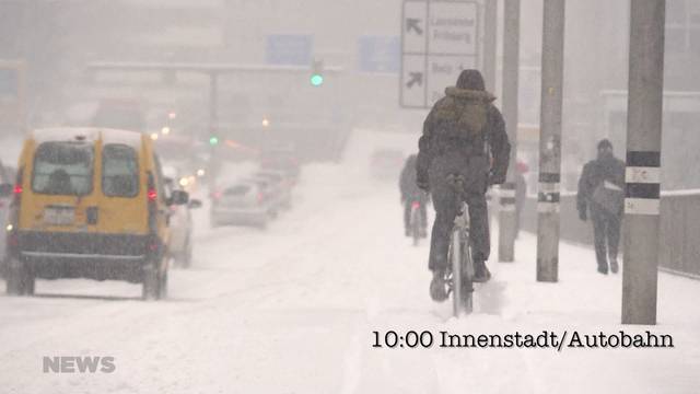 Schneechaos in Bern: Über 50 Unfälle