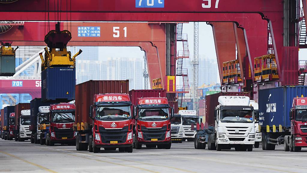Chinas Exporte sind im August schneller als erwartet gestiegen. (Archiv)