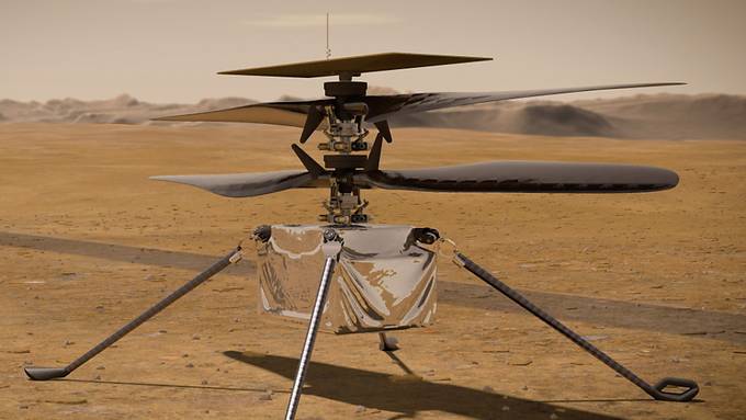 Nasa: Hubschrauber «Ingenuity» absolviert ersten Flug auf dem Mars