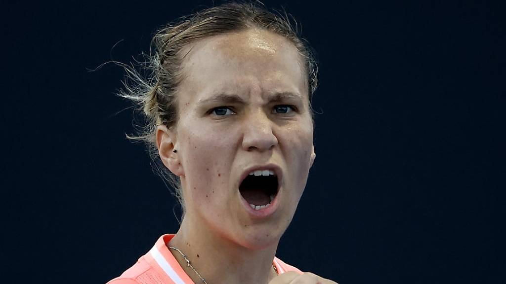 Erstmals gewinnt Viktorija Golubic eine Partie im Hauptfeld der Australian Open.