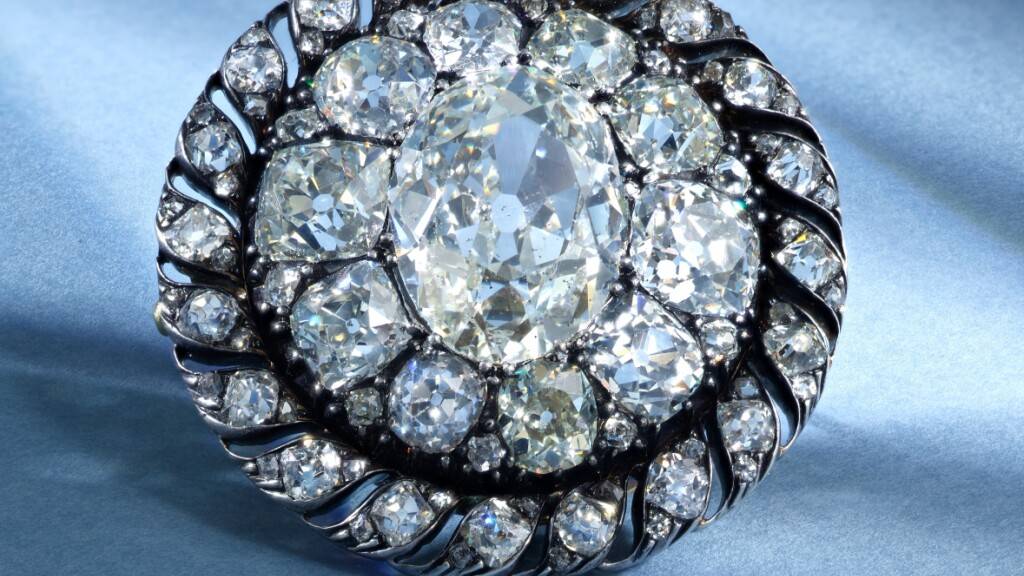 Die Diamantbrosche aus dem einstigen Besitz von Napoleon Bonaparte hat einen Schätzpreis von 120'000 bis 200'000 Franken.