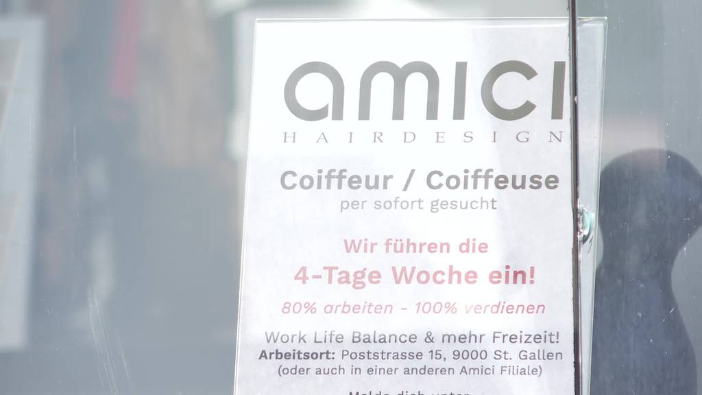 80% Arbeiten bei 100% Lohn: Coiffeur testet die 4-Tage-Woche