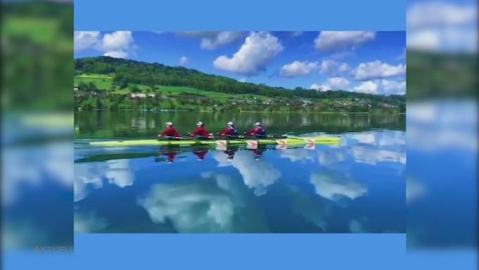 Die chinesischen Ruderer sind wieder auf dem Hallwilersee