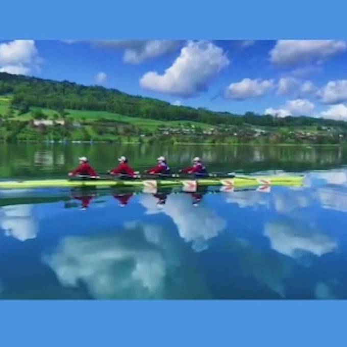 Die chinesischen Ruderer sind wieder auf dem Hallwilersee