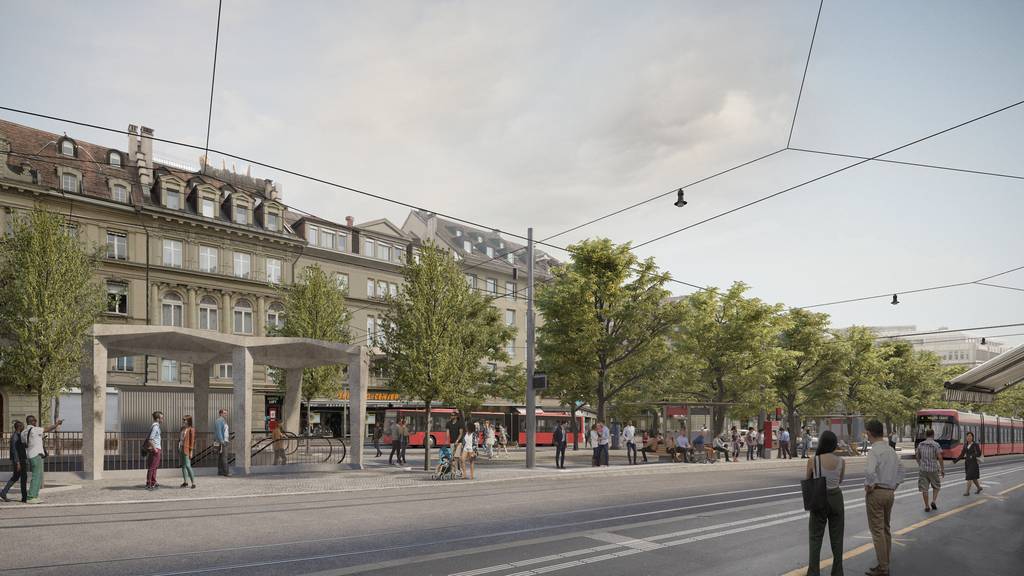So soll der neue Bahnhof in Bern aussehen