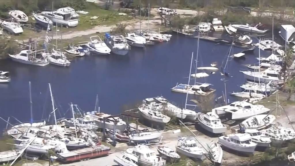 Hurrikan «Ian» zerstört haufenweise Luxusjachten in Florida