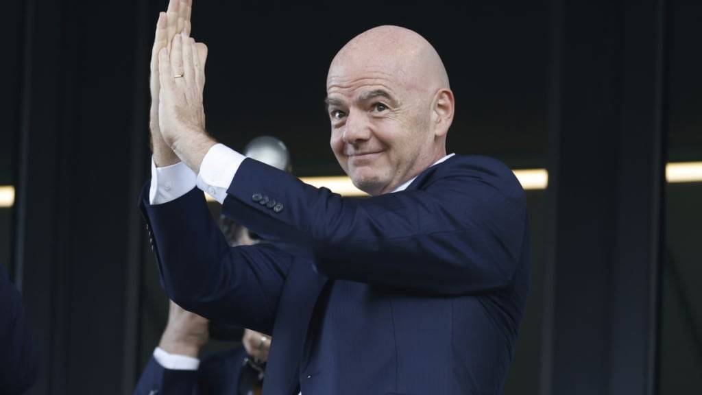 FIFA-Boss Gianni Infantino hatte Freude an seinem Herzensprojekt