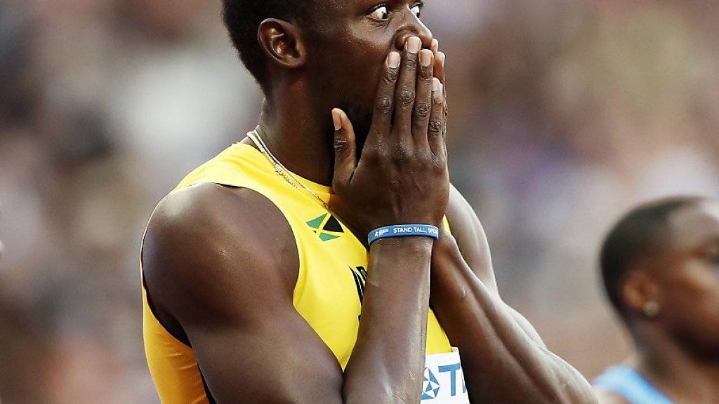Musste sich in seinem letzten 100-m-Rennen mit Bronze zufrieden geben: Usain Bolt