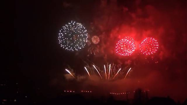 Eine Stunde dauert das grösste Feuerwerk der Schweiz