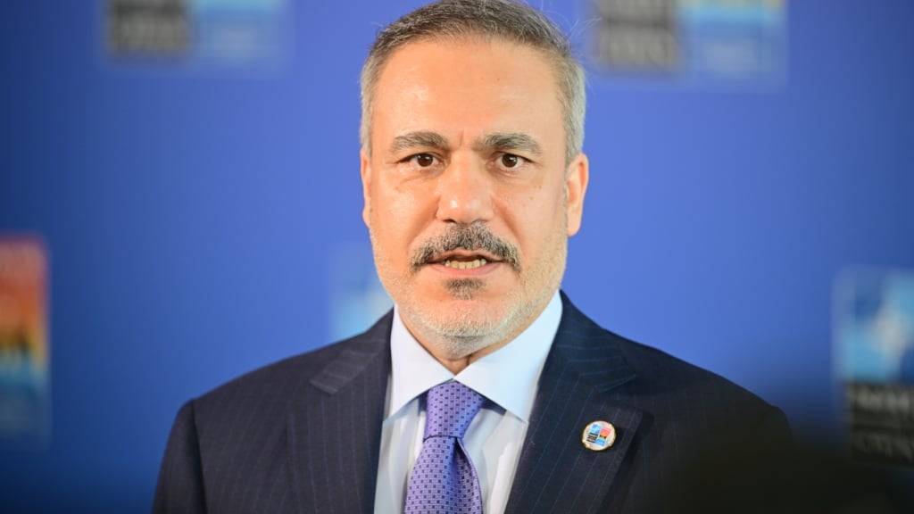 ARCHIV - Hakan Fidan, Außenminister der Türkei. Foto: Sebastian Gollnow/dpa/Archivbild