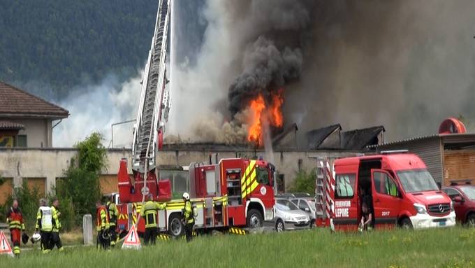 So erlebten Anwohnende den Grossbrand in Lengnau