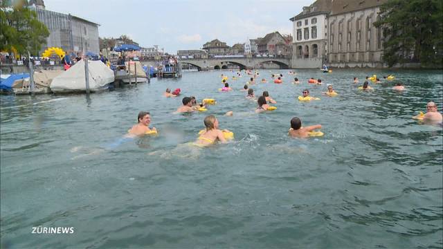 Limmatschwimmen 2018: So wenig Strömung wie noch nie!