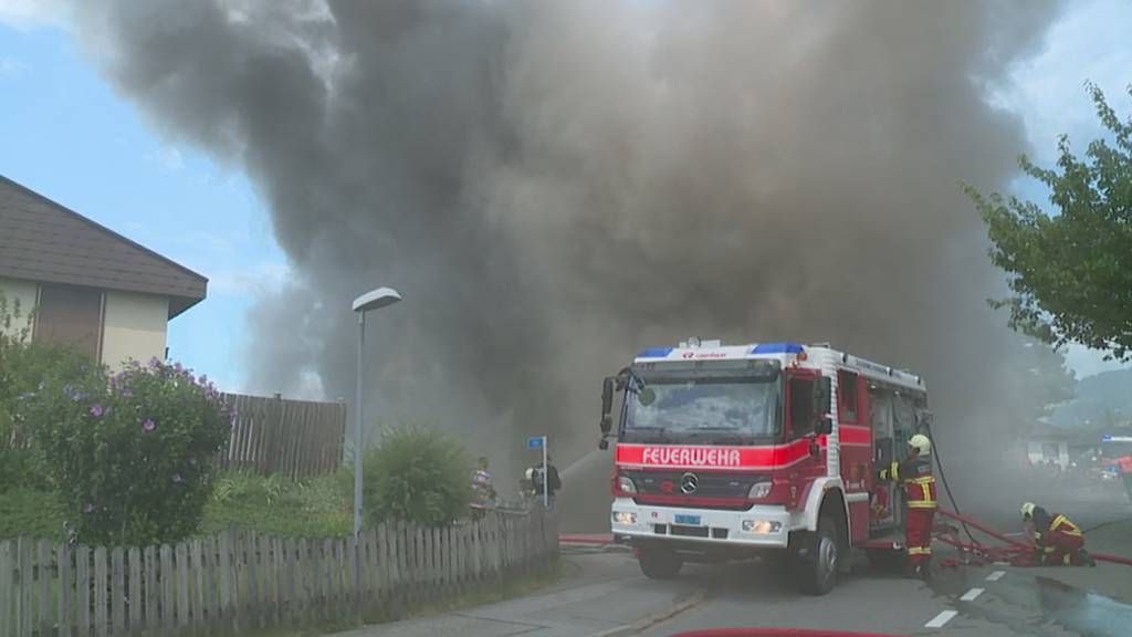 Mehrfamilienhaus in Schänis nach Brand unbewohnbar