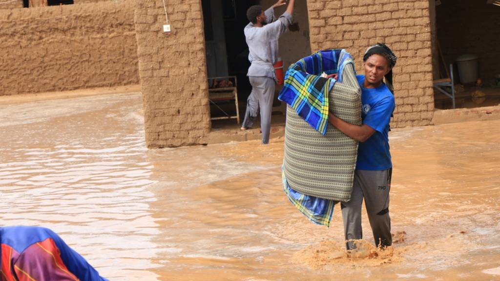 Fast 900'000 Betroffene durch Überschwemmungen im Sudan