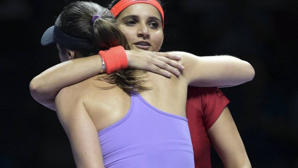 Martina Hingis und Sania Mirza setzten ihren Siegeszug fort