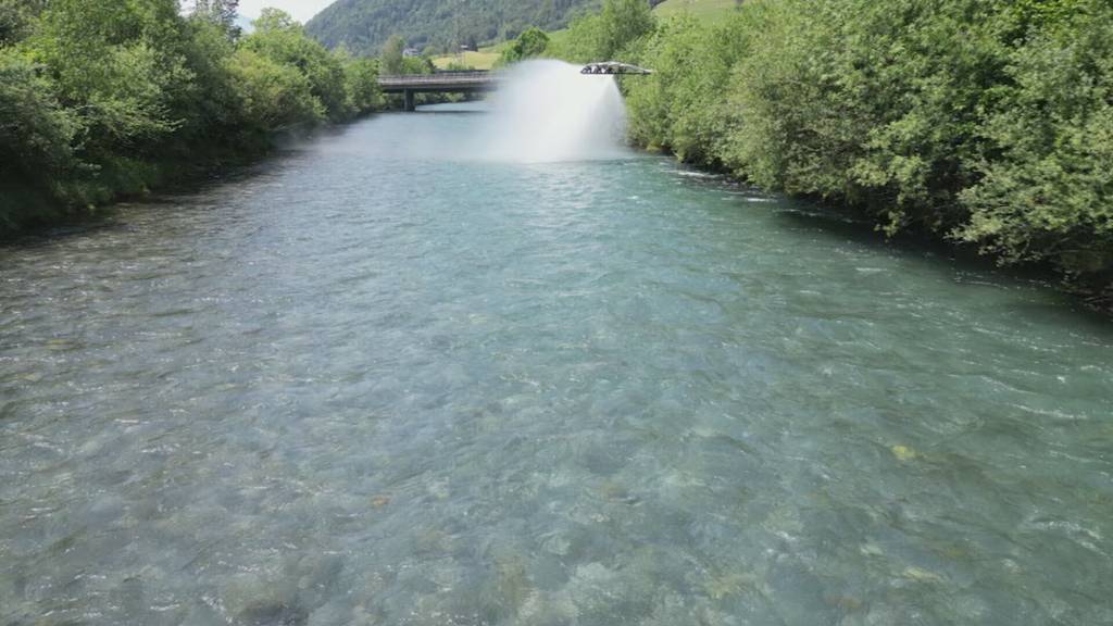 Wasserturm in Ibach SZ leckt