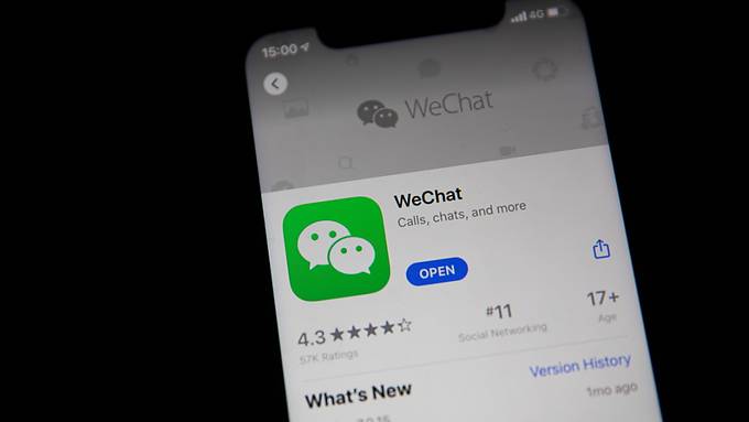 WeChat-App in USA vor geplantem Verbot stark gefragt