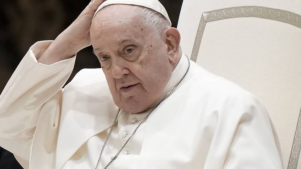 Papst Franziskus bei seiner wöchentlichen Generalaudienz. Foto: Andrew Medichini/AP/dpa