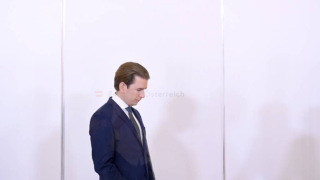 Sebastian Kurz (ÖVP), Bundeskanzler von Österreich, spricht bei einer Pressekonferenz zur Corona-Ampel. Foto: Roland Schlager/APA/dpa