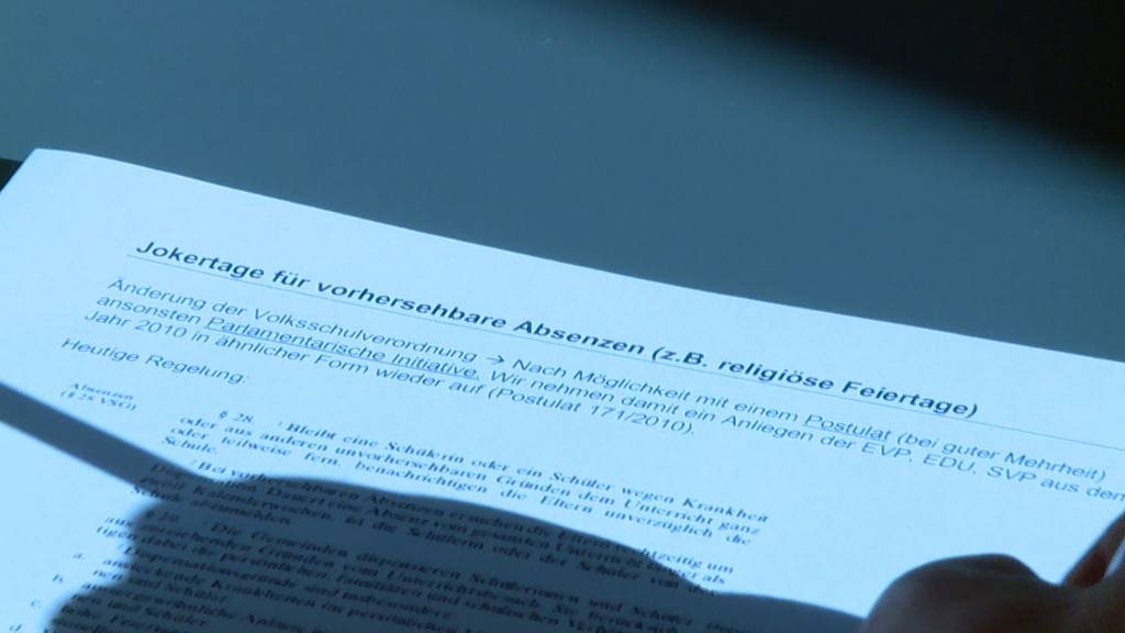 SVP will neue Regelung für religiöse Feiertage