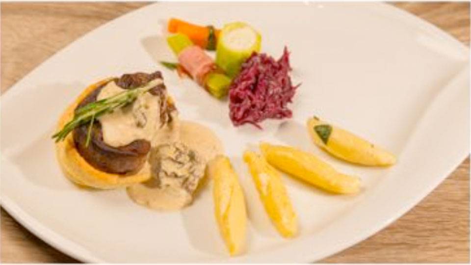 Rindsfilet im Teig