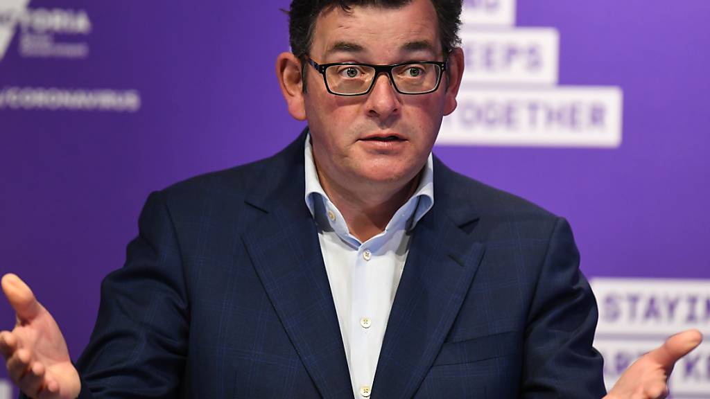 Victorian Premier Daniel Andrews addresses the media during a press conference in Melbourne, Sunday, September 27, 2020. Victoria has reported 16 new COVID-19 cases and two deaths as Melbourne awaits a relaxation of lockdown restrictions. (AAP Image/Erik Anderson) NO ARCHIVING