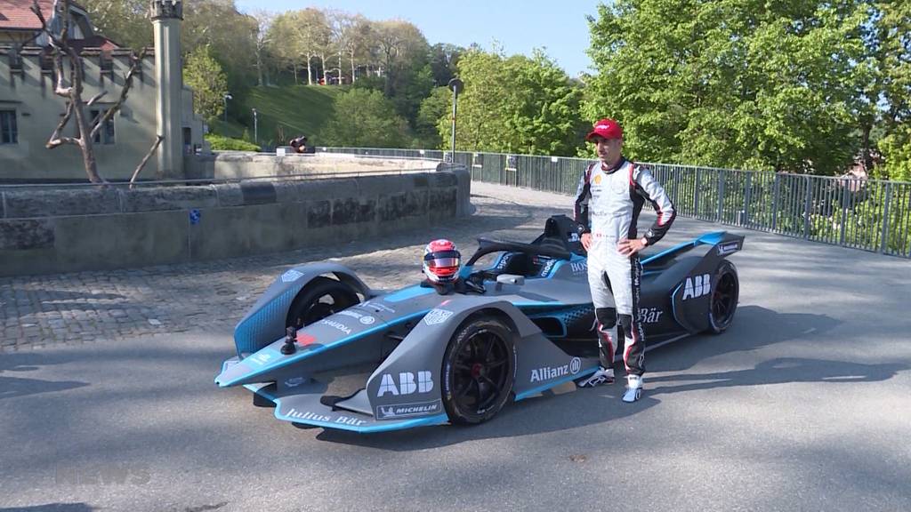 Formel-E-Star rast durch Berner Altstadt