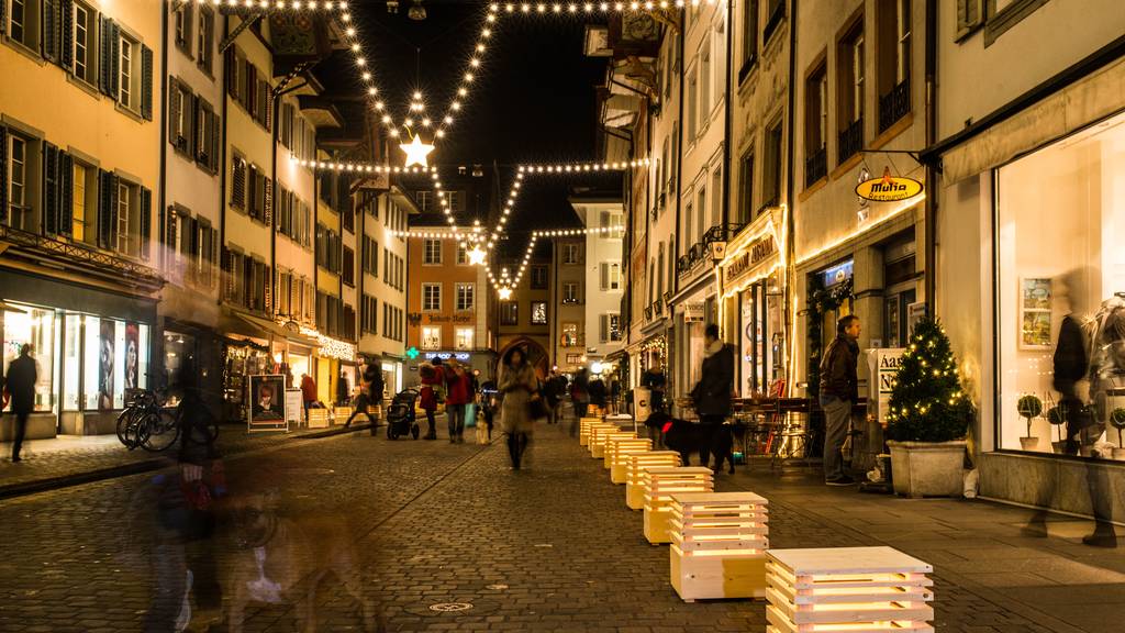 Weihnachtsbeleuchtung Aarau
