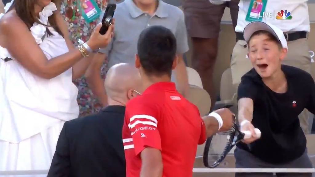 Djokovic bringt jungen Fan zum Ausflippen