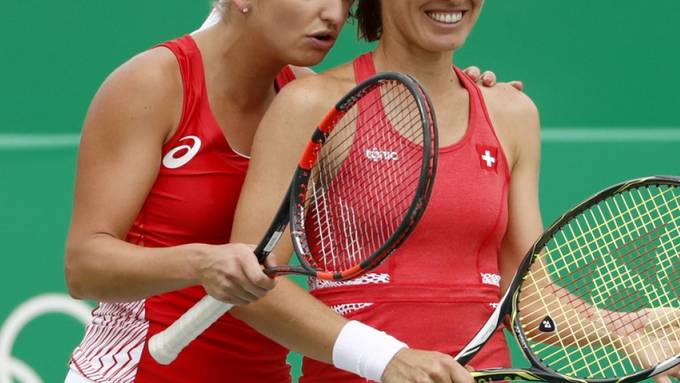 Bacsinszky/Hingis am Donnerstag im Einsatz