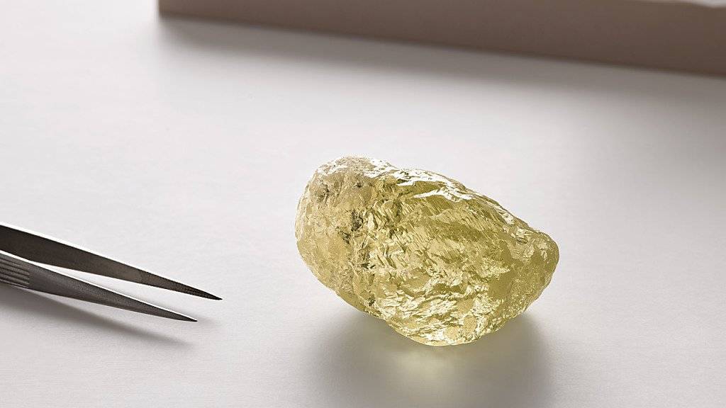 So gross wie ein Hühnerei: der grösste in Nordamerika entdeckte Diamant.