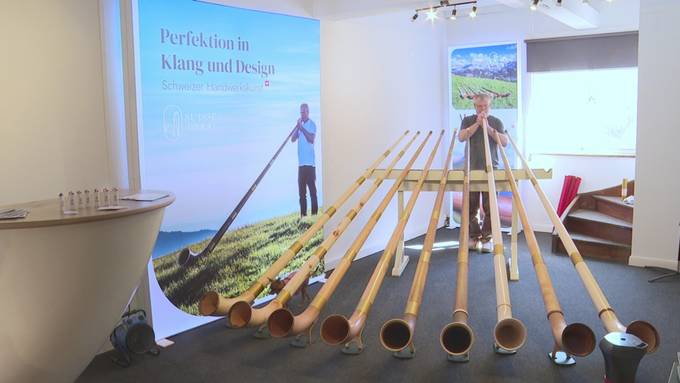 Alphörner made in Rickenbach: Ostschweizer Holzinstrumente werden bis nach Singapur verkauft