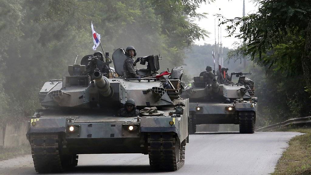 Als Antwort auf Nordkoreas jüngsten Bombentest lässt Südkorea in mehreren Übungen das Militär auffahren.