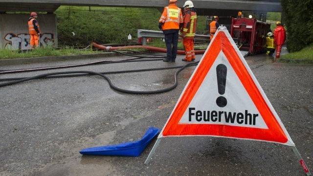 Überflutete Keller wegen Gewitter