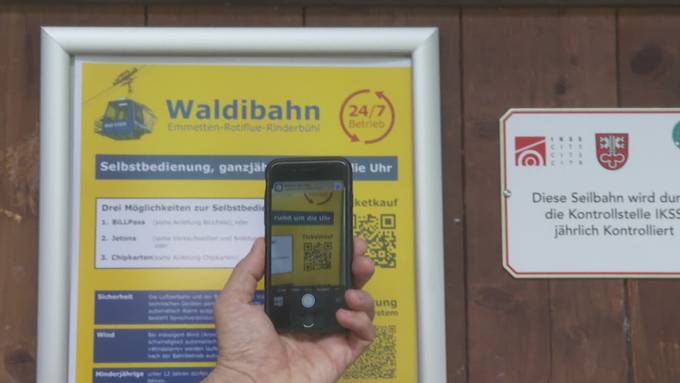 Kleinseilbahn Emmetten setzt im Überlebenskampf auf digitales Zahlystem