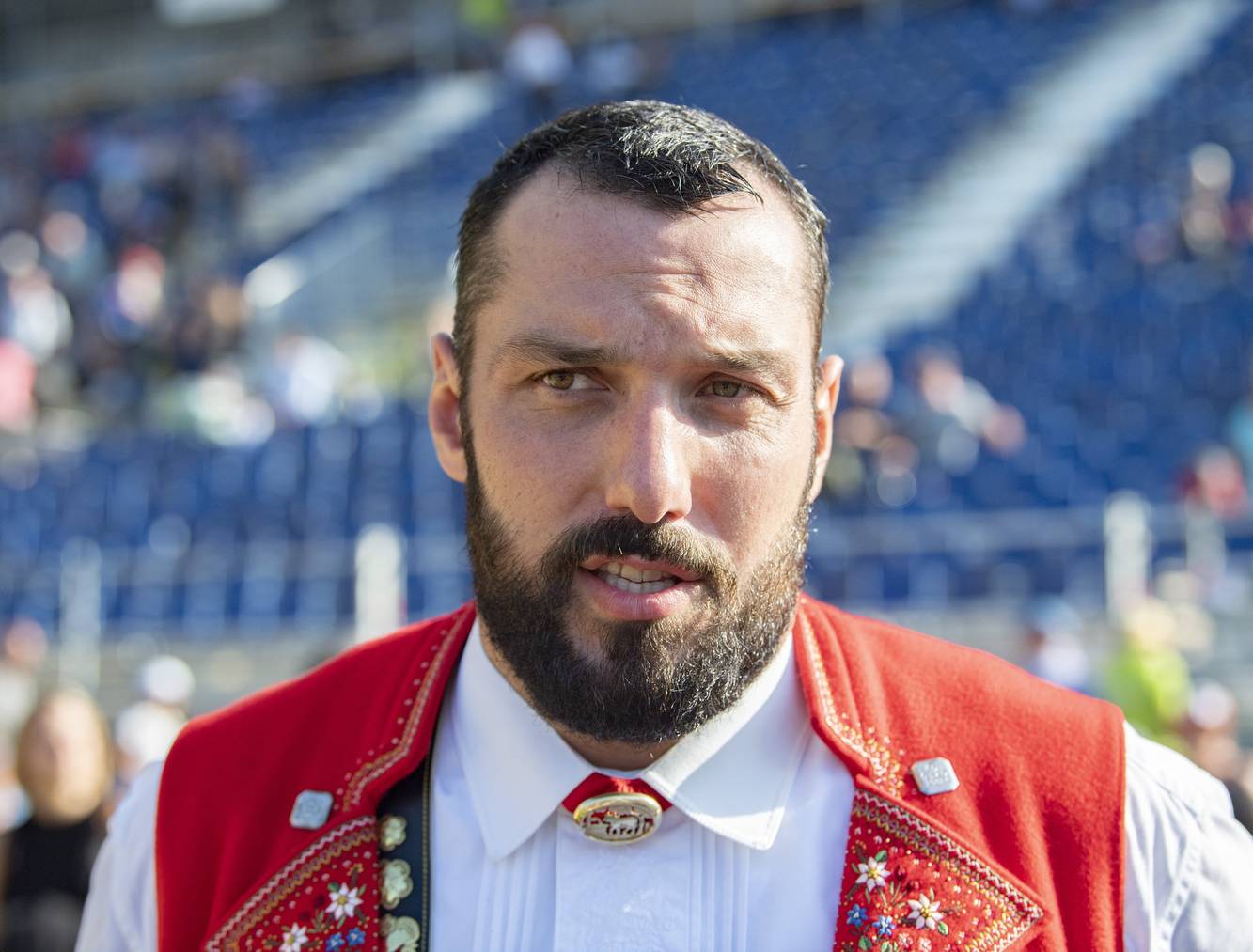 Für Daniel Bösch wird es das dritte Eidgenössische Schwingfest sein. (Bild: Urs Bucher/Tagblatt)