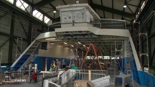 Längstes Zürichsee-Schiff sticht bald in den See