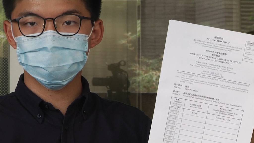 Hongkonger Aktivist Joshua Wong kandidiert bei Parlamentswahl