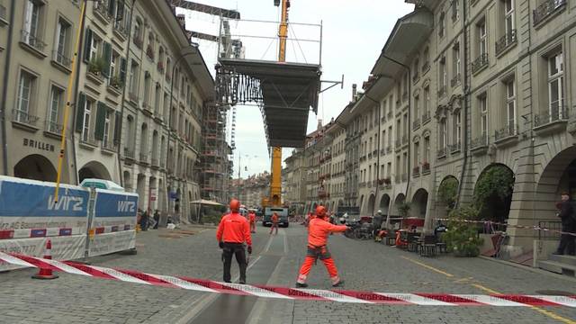 Zittrige Angelegenheit in Berner Altstadt