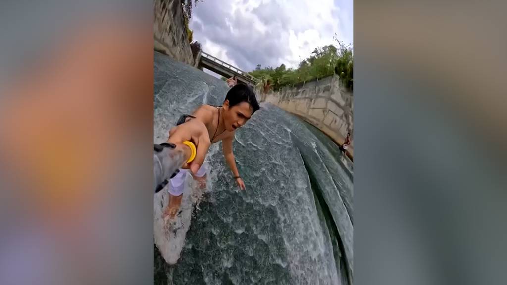 Unbewachter Staudamm auf den Philippinen wird zum Wasserpark