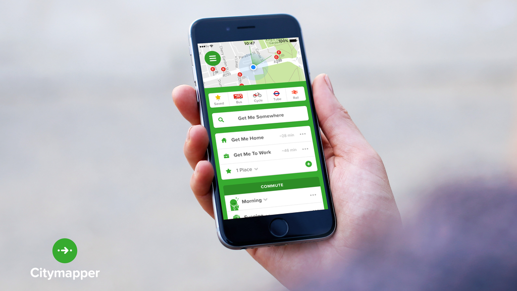 Citymapper: Immer auf dem schnellsten Weg ans Ziel