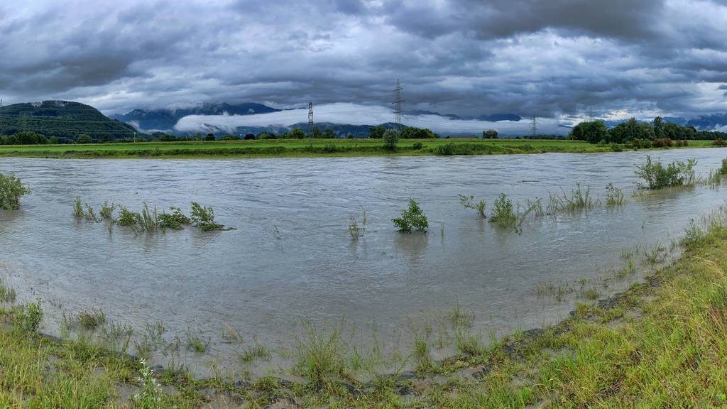 Eine Überschwemmung des Rheinvorlands ist möglich, jedoch nicht weiter dramatisch.