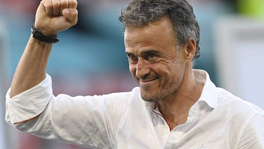 Spaniens Trainer Luis Enrique ist überzeugt von seinem Team