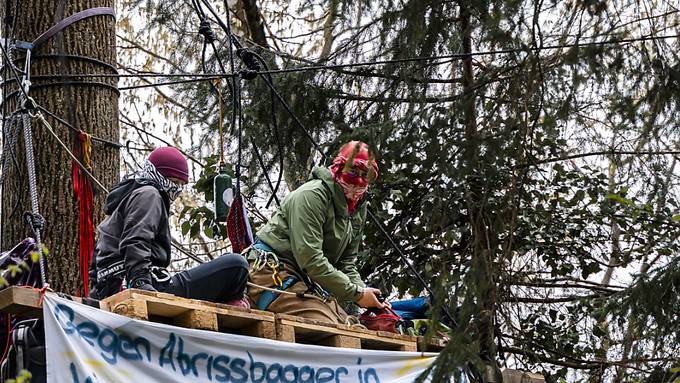 Waldbesetzer lassen Ultimatum in Rümlang ZH verstreichen
