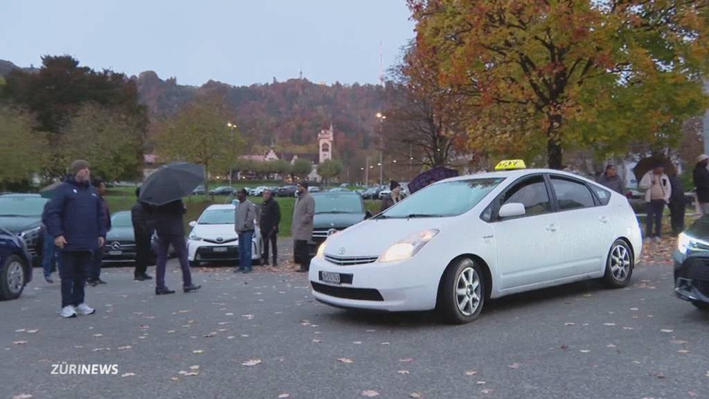 Streik: Uber-Fahrer protestieren in Zürich