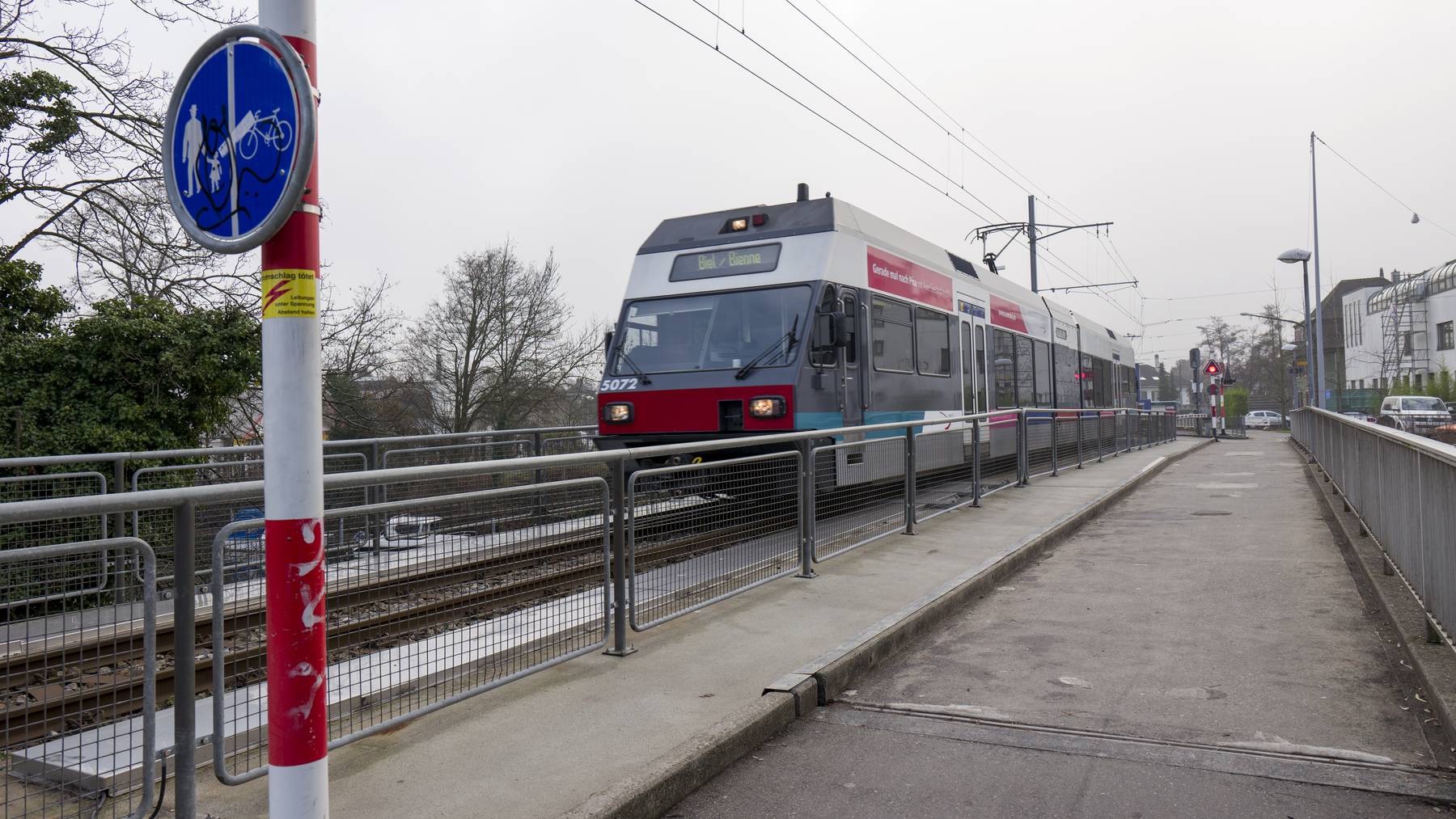 Die Modernisierung des Bahnhofs Nidau soll bis am 3. September dauern. (Archivbild)